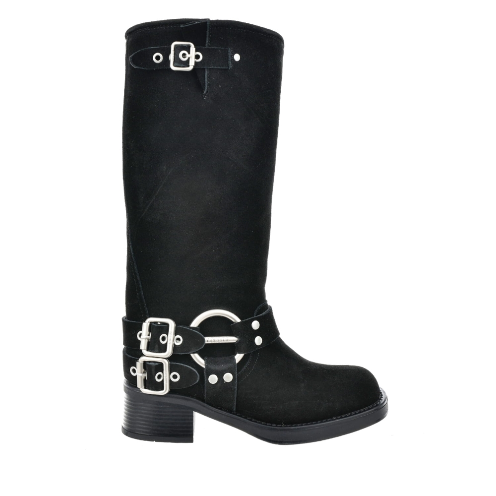 Skórzane kozaki damskie BIG STAR OO274A261