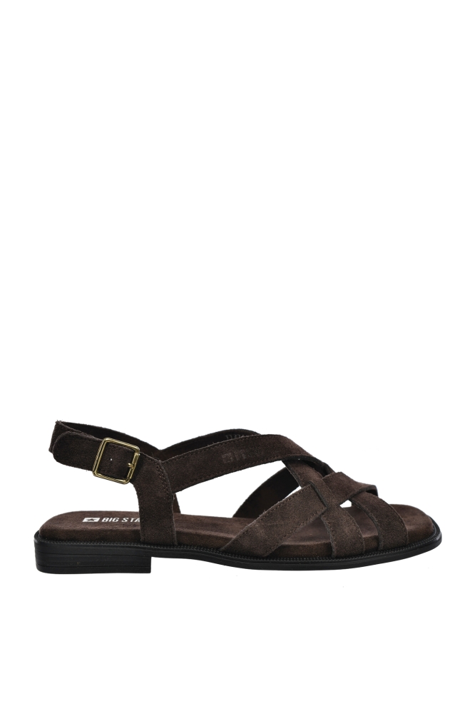 Sandały skórzane damskie BIG STAR TT274480