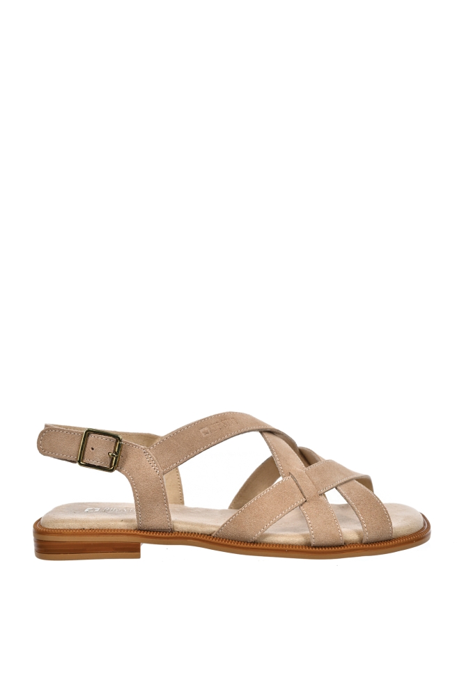 Sandały skórzane damskie BIG STAR  TT274479