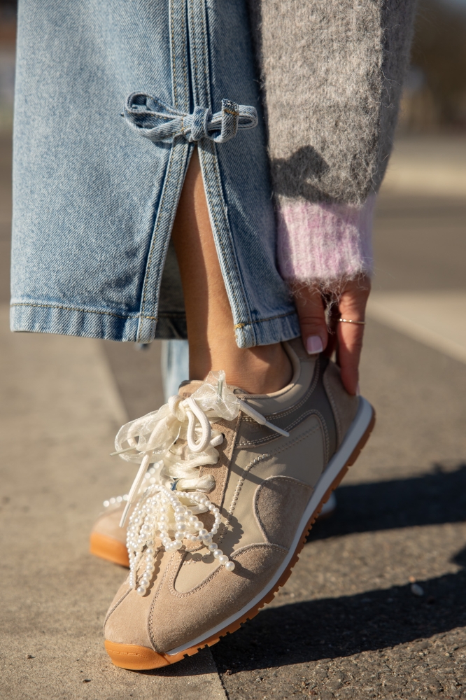 Sneakersy  skórzane damskie BIG STAR TT274677