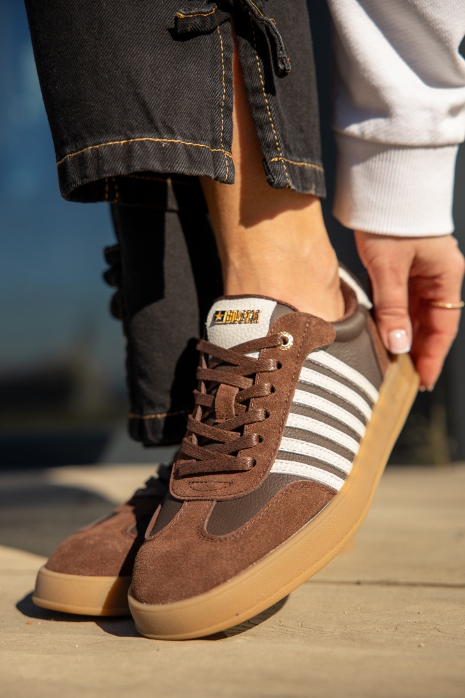 Sneakersy  skórzane damskie BIG STAR  TT274715