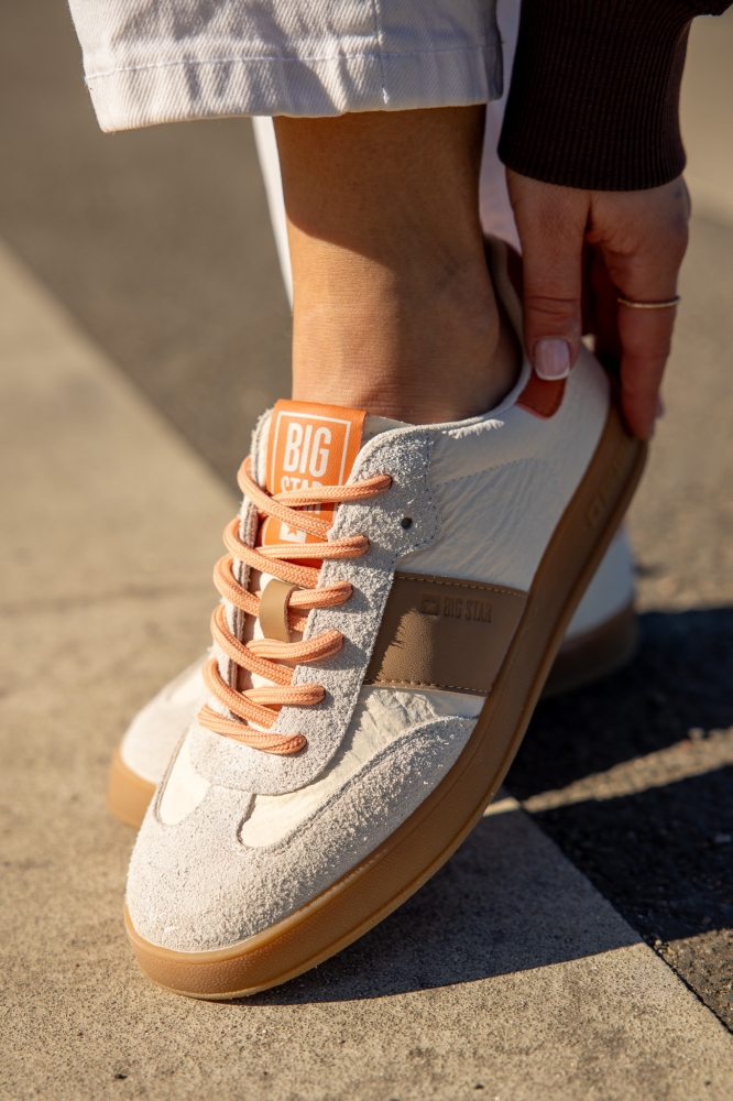 Sneakersy  skórzane  damskie BIG STAR TT274725