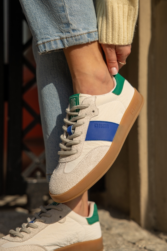 Sneakersy  skórzane  damskie BIG STAR TT274724