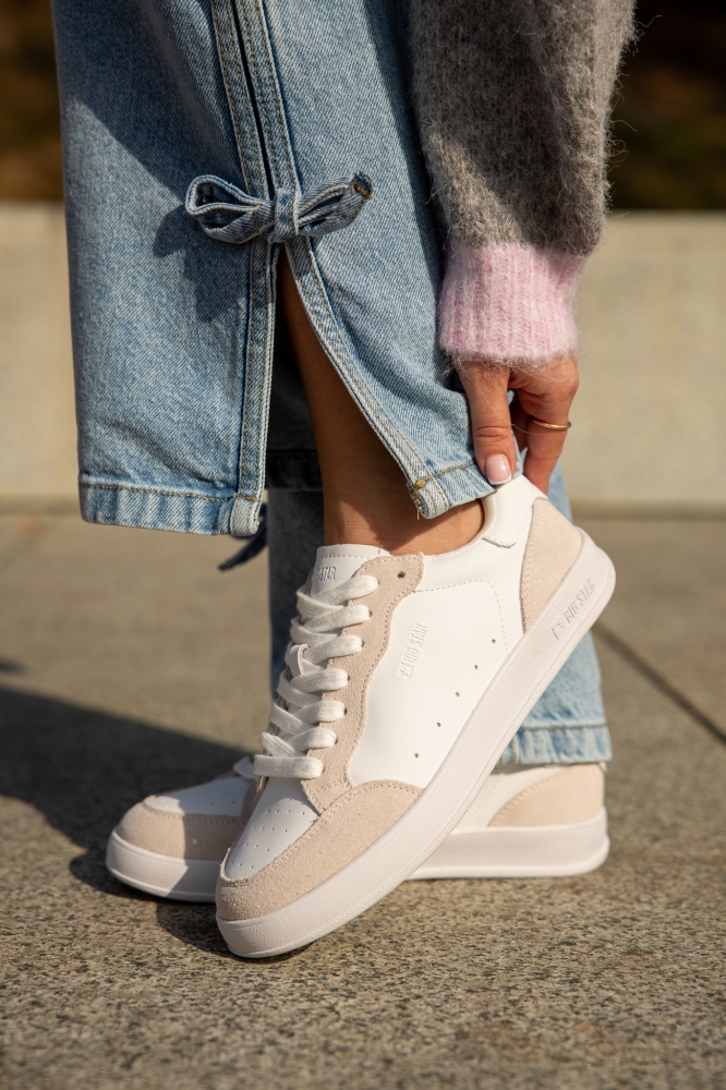 Sneakersy  skórzane  damskie BIG STAR TT274611