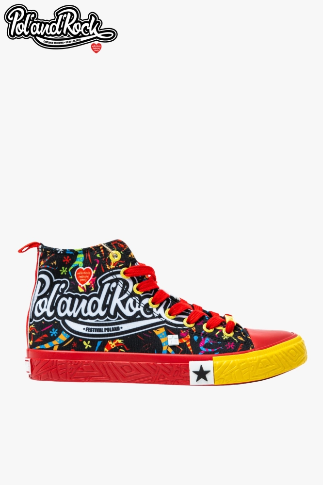 Trampki BIG STAR x Pol'and'Rock Festival Czerwone